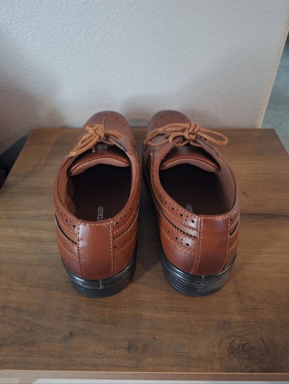 Boys Brown Wingtip Dress Shoes